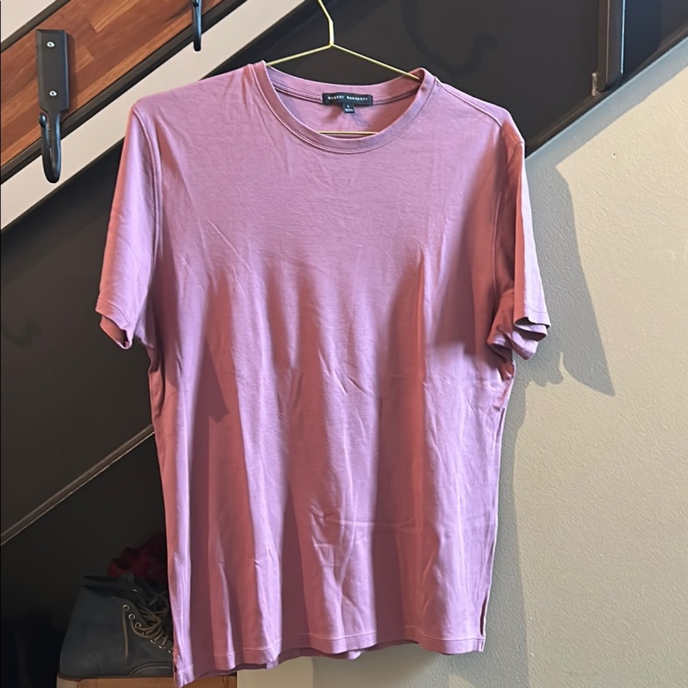 Robert Barakett pink Pima Short Sleeve Tee